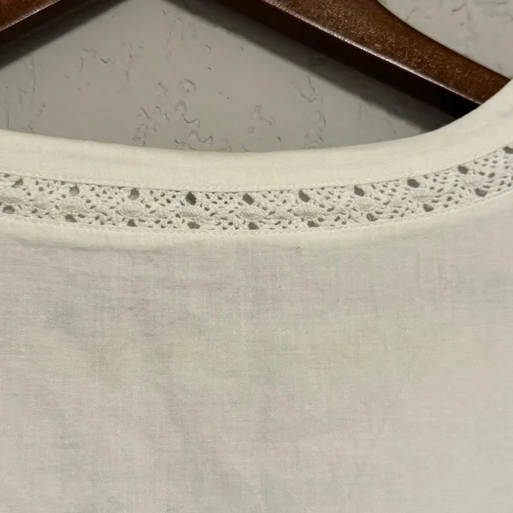 Women's J. Crew White 100% Cotton Long Sleeve Dress - Picture 10 of 10